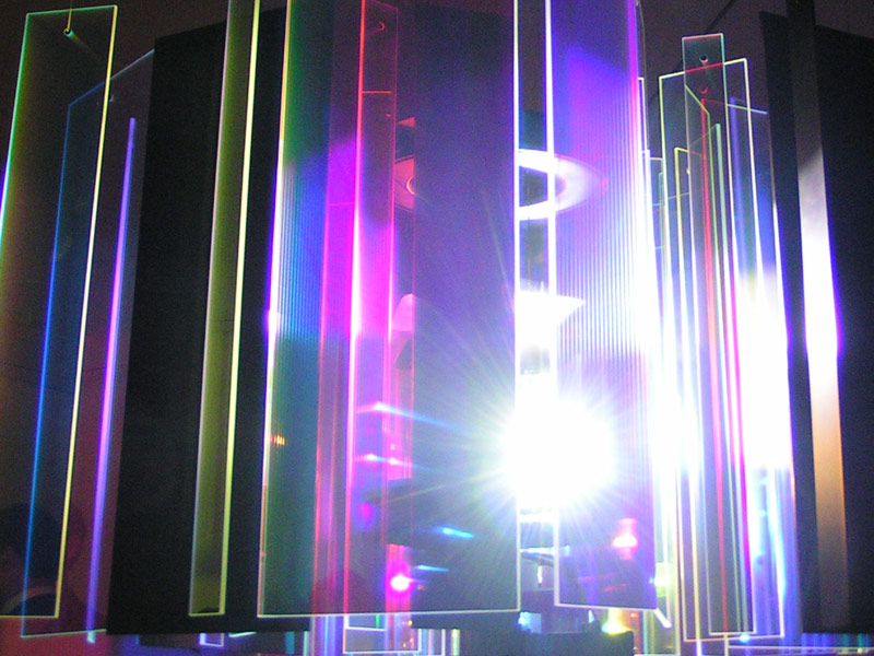 MoMA Kunst mit dichroitischem Glas Innenraum Eliasson